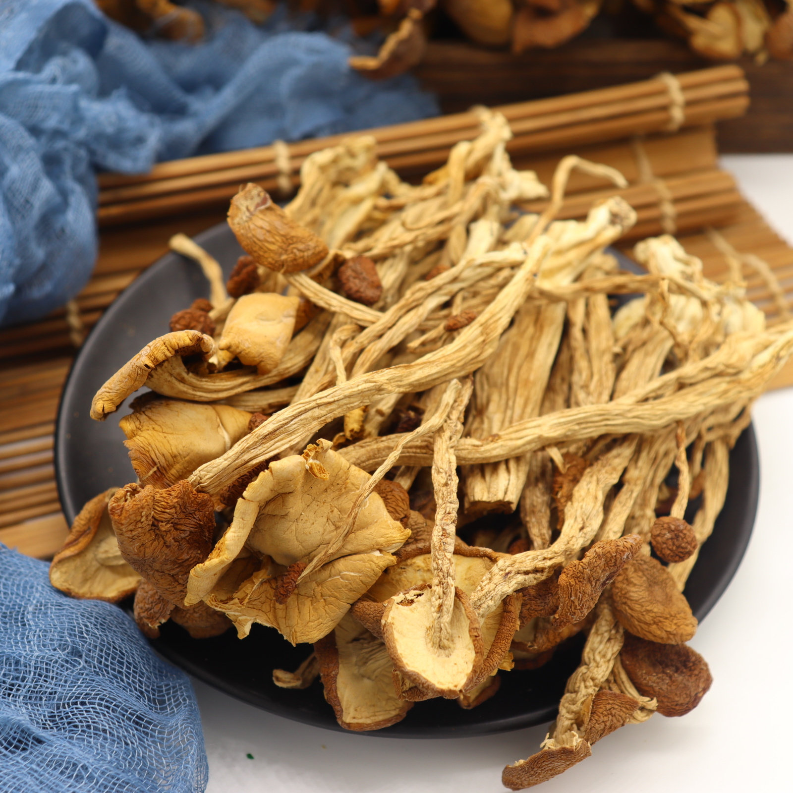 High quality wild plant rare edible korean dried mushroom tea tree mushroom