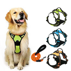 explosion-proof impact Dog vest strap pet harnesses breathable and reflective vest