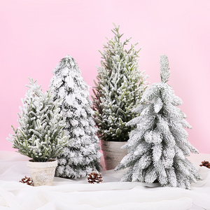 DIY Mini Snowflake Mini Simulation Christmas Bare Tree Christmas Wool Felt Decoration Ornament Wholesale