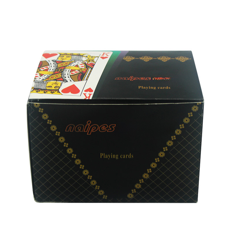 Custom Professional Poker Novelty Playing Cards Promotional Logo Printed Advertising Poker Made Plastic