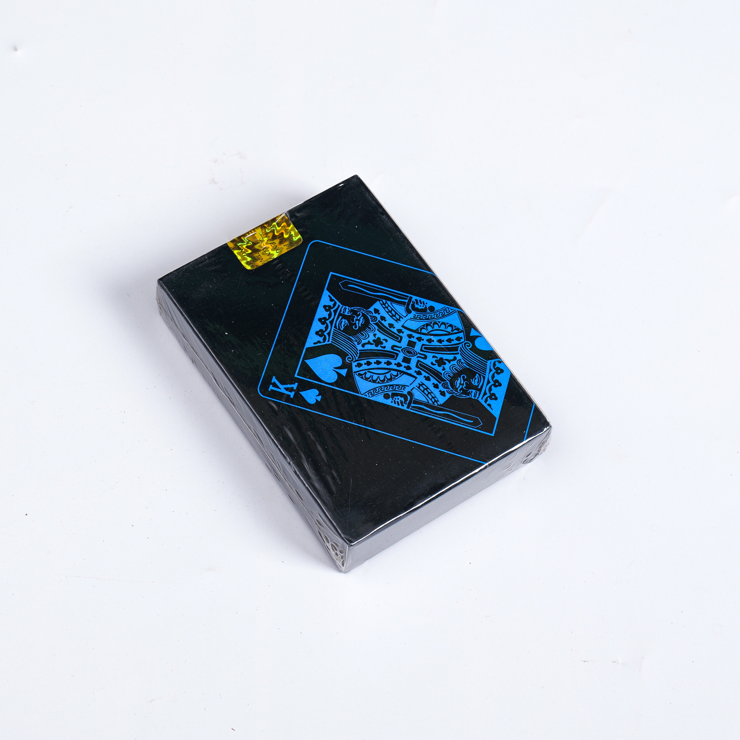 Custom Black Magic Poker Cards with Gold Foil Waterproof Plastic Advertising Deck Cards  Gift Box