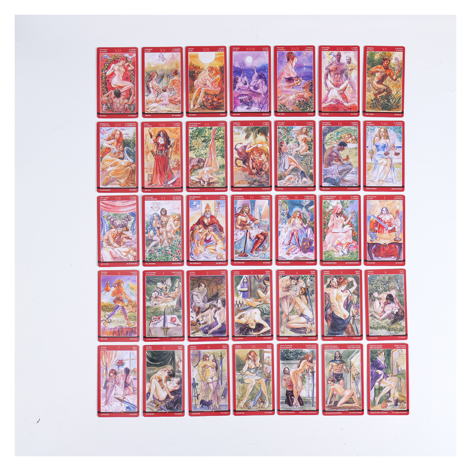 Wholesale Luxury Custom Printed Tarot Cards Paper Game  Kids  Family Factory Manufactured Playing Cards