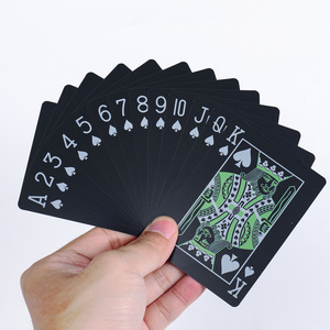 Premium White Plastic Printed round Playing Card Professional Silver Plated Advertising Poker Poker Enthusiasts