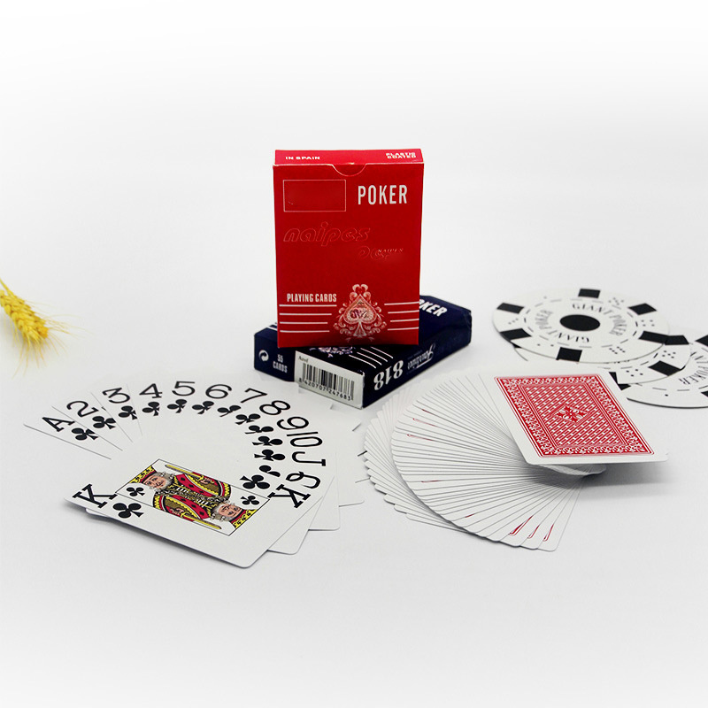 Custom 100% Waterproof Plastic Poker Playing Cards with Jumbo Index  Big Font Word  Advertising Purposes