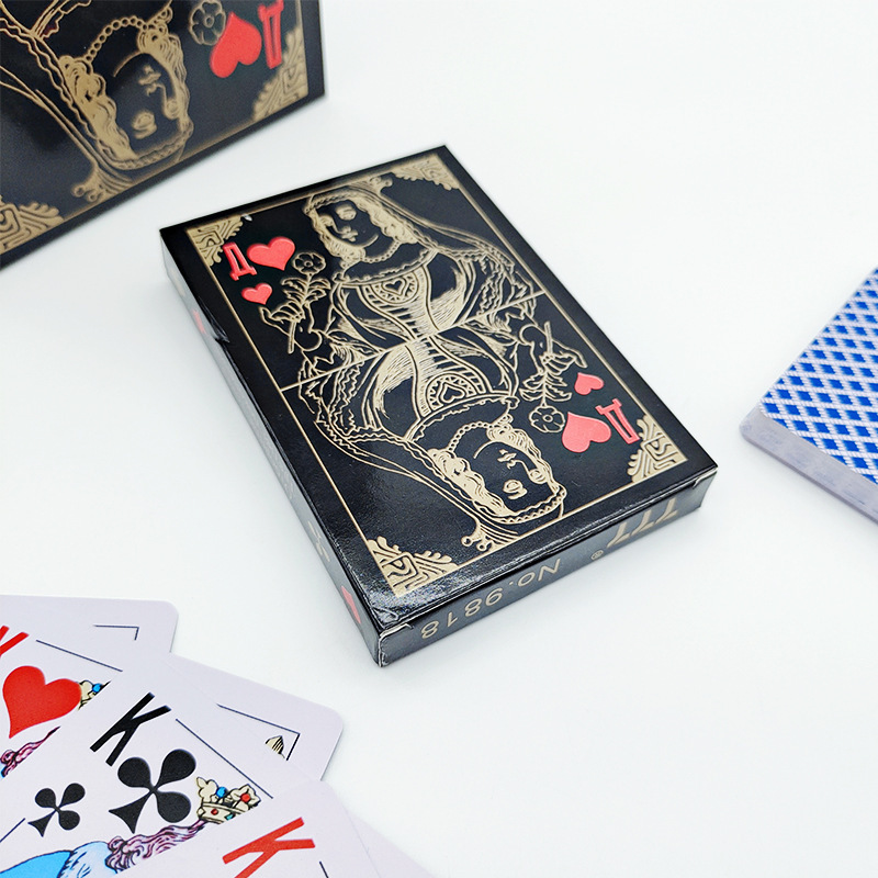 Custom Personalized Logo Magic Casino Cardistry Black Printing Paper Advertising Sex Nude Poker Game Texas Poker Playing Cards