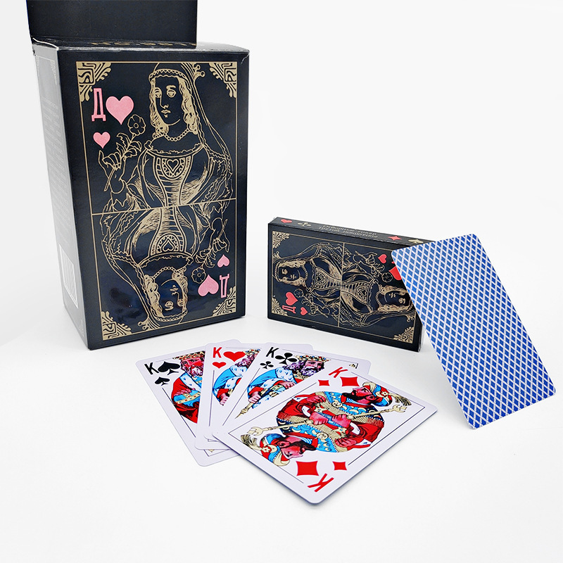 Custom Personalized Logo Magic Casino Cardistry Black Printing Paper Advertising Sex Nude Poker Game Texas Poker Playing Cards