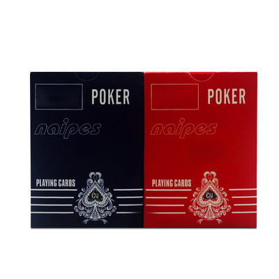 Custom 100% Waterproof Plastic Poker Playing Cards with Jumbo Index  Big Font Word  Advertising Purposes