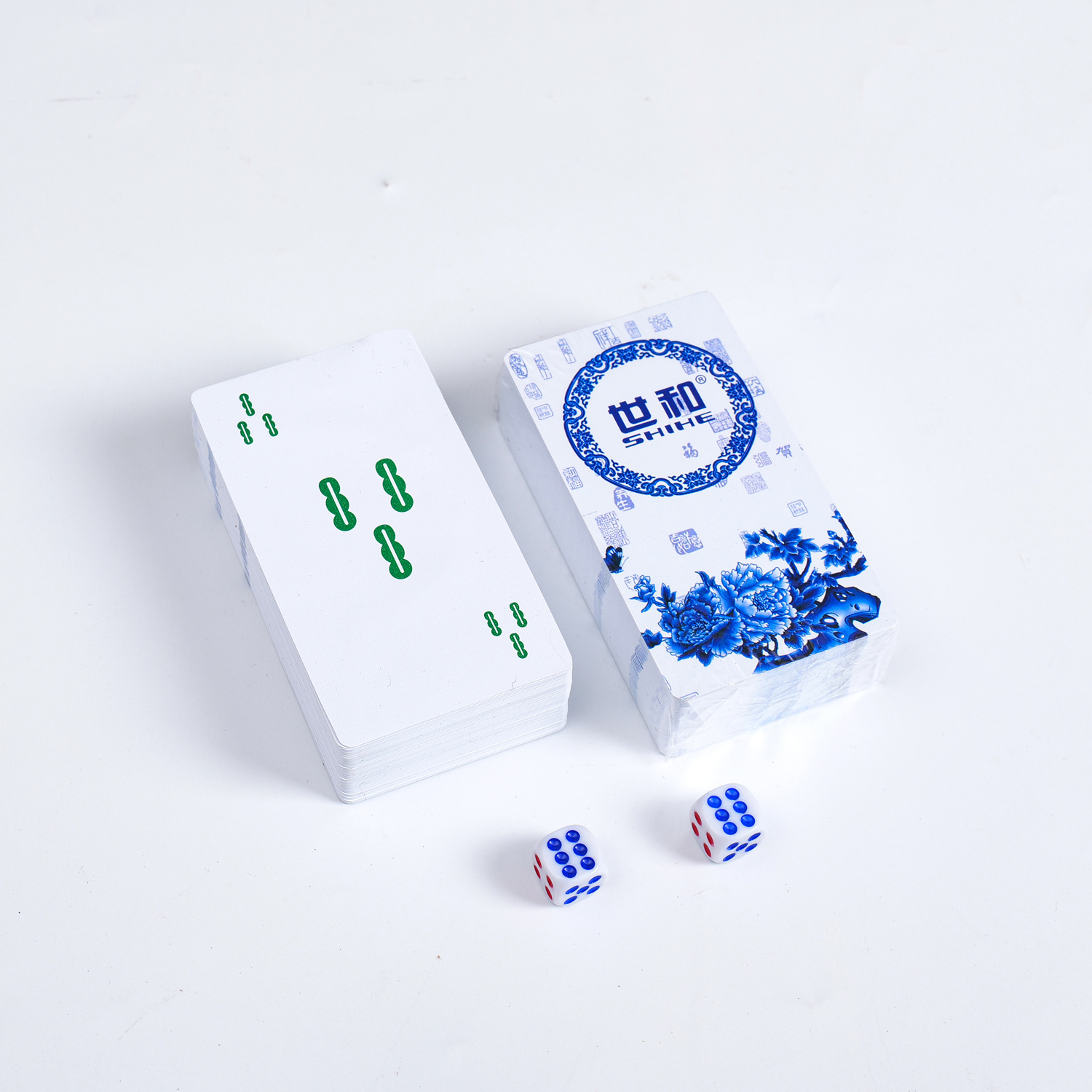 2024 Manufacturer-Recommended Collection Fun Plastic White Water Mahjong  Poker Combination  Playing Cards Enthusiasts