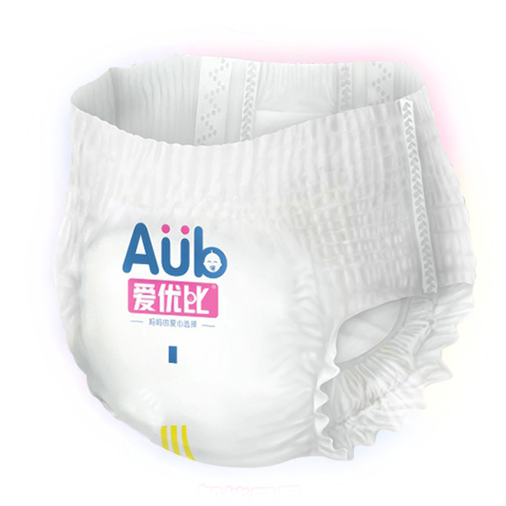 AUB Custom Logo Couche pour bebe Wholesale Baby Diapers Nappies A Grade Manufacture Plant Germany