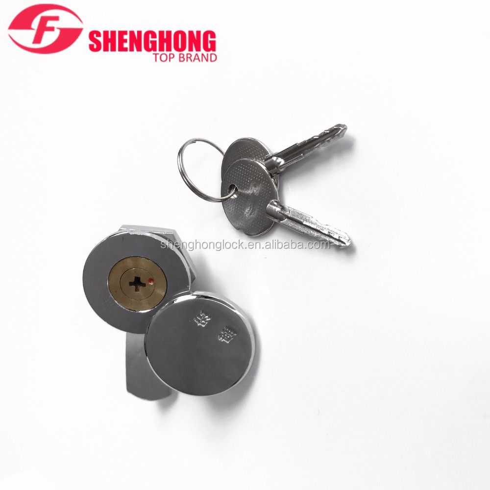 Low price sale Quarter Turn Key Cylinder Lock Combination Cam Lock with Flat Key for Safe Box