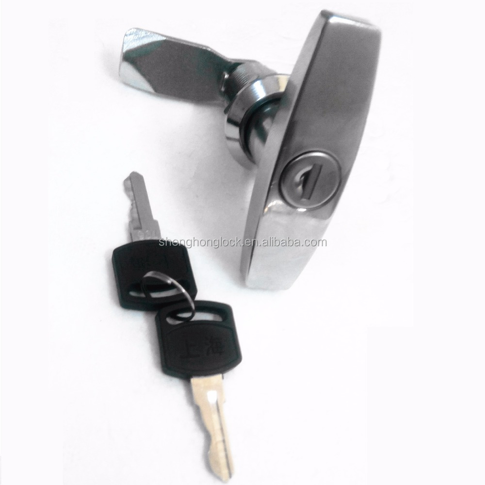 High Quality Ms324-2 Stainless Steel Handle Lock Truck Door T Handle Key Cam Lock