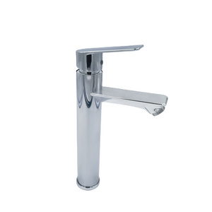 Bathroom faucet Stainless steel single-hole single-handle basin faucet