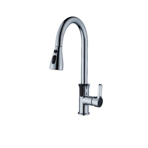 Digital zinc surface kitchen faucet brass body pull down kitchen sink mixer faucet