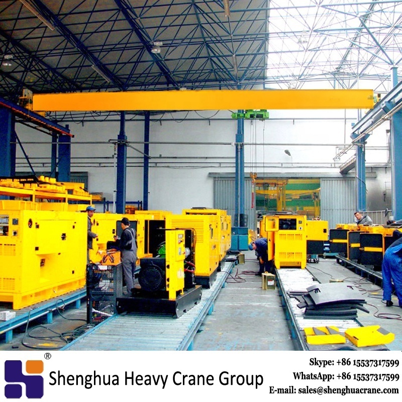 China Professional Suspension Overhead Crane 2 Ton 2 Ton 5 Ton Single Girder Bridge Crane 10 Ton 20 Ton