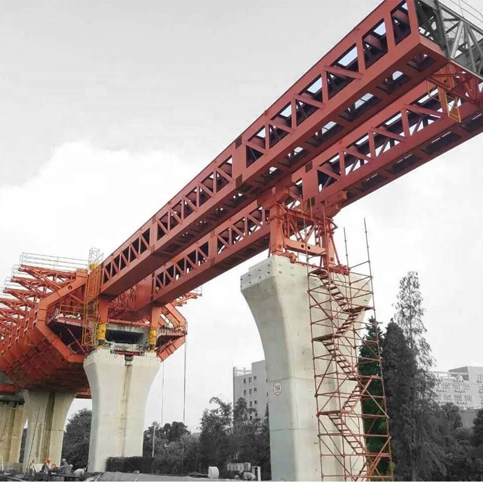 Customized 1600 Ton Movable Scaffolding System MSS for Subway Bridge Construction on Sale