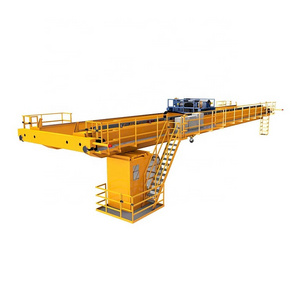 50 ton single girder floor moveable bridge overhead crane with rail for sale