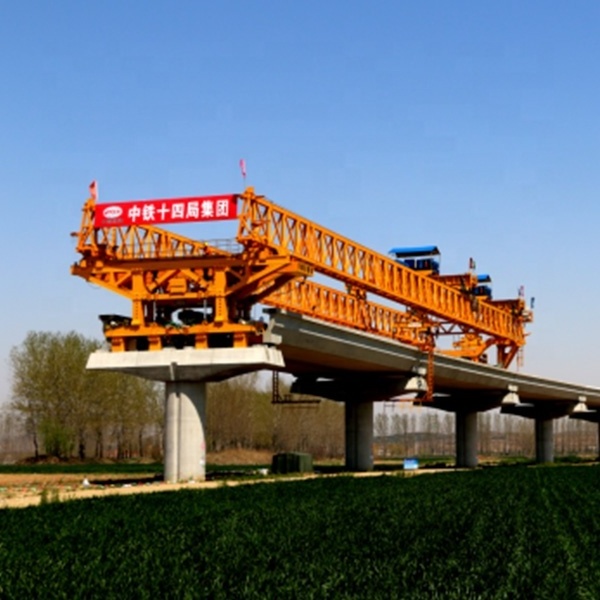 160 Ton Highway Double Beam Truss Type Bridge Girder Launching Crane Concrete Beam Launcher