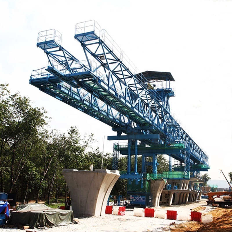 Bridge Launching Girder Equipment Underslung Segmental Launching Gantry Crane