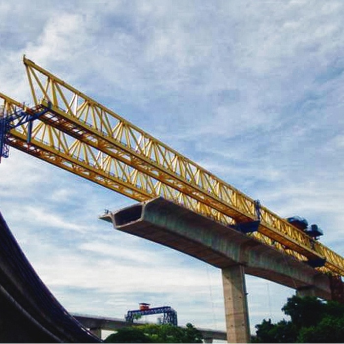 600 Ton Factory Customized Railway Bridge Building Segment Girder Launching Gantry