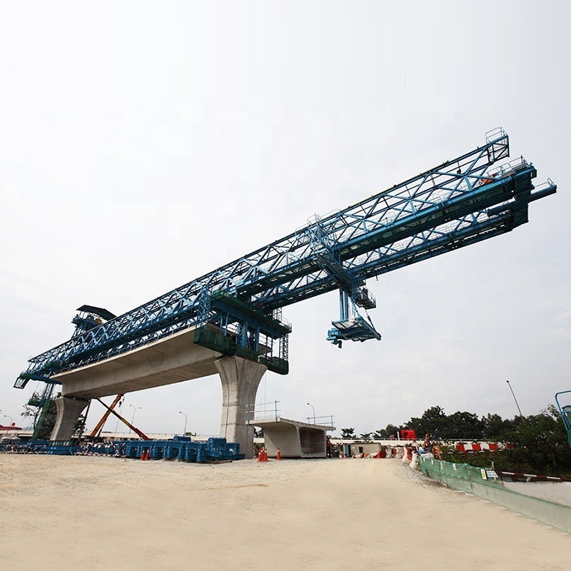 Bridge Launching Girder Equipment Underslung Segmental Launching Gantry Crane