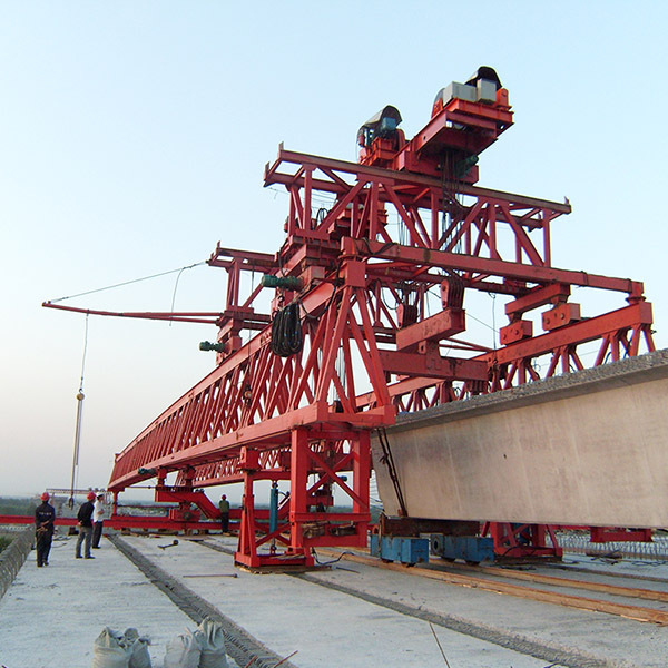 160 Ton Highway Double Beam Truss Type Bridge Girder Launching Crane Concrete Beam Launcher