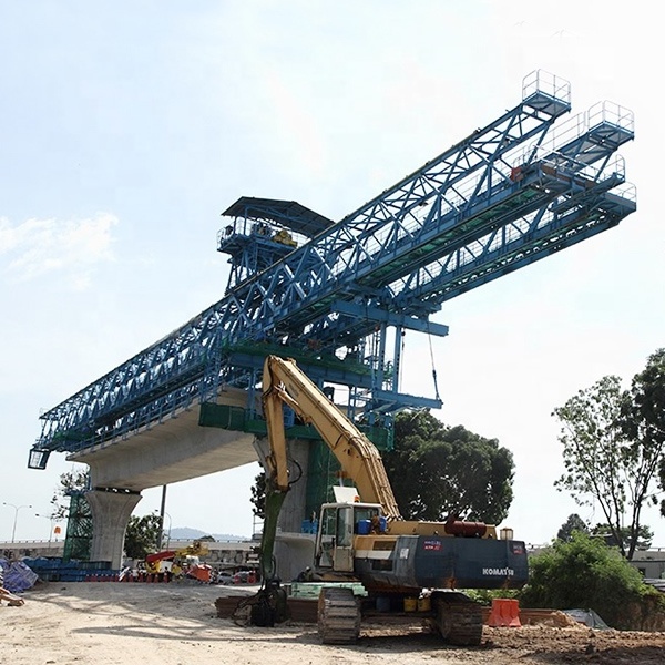 Bridge Launching Girder Equipment Underslung Segmental Launching Gantry Crane