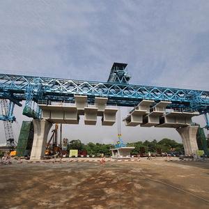 600 Ton Factory Customized Railway Bridge Building Segment Girder Launching Gantry