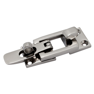 Marine Grade 316 Stainless Steel Boat Door Lock Latch Anti-Rattle Lockable Hold Down Clamp Latch