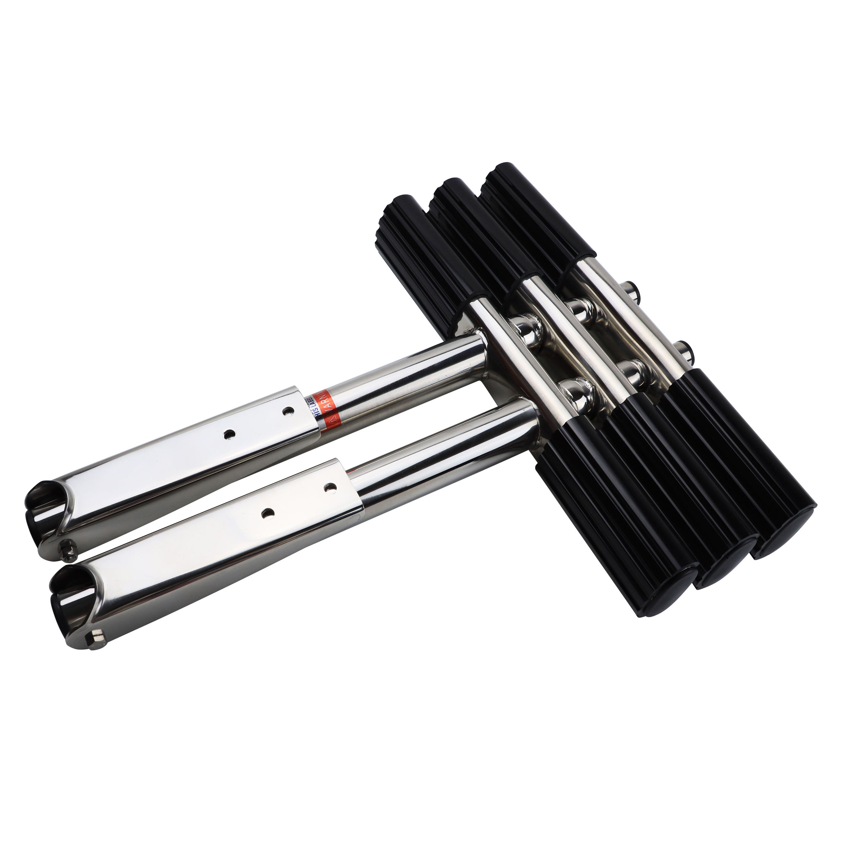 Marine Boat Yacht Swimming Pool 3 Step Dual Vertical Telescopic 316 Stainless Steel Sport Ladder