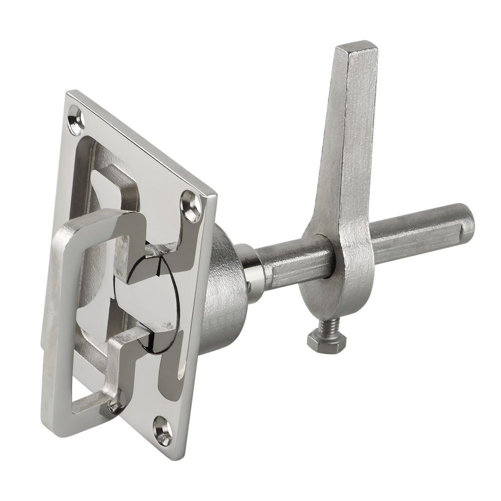 Stainless Steel Flush Pull Slam Latch Hatch Lift for Boats Marine Hardware Boat Locking System