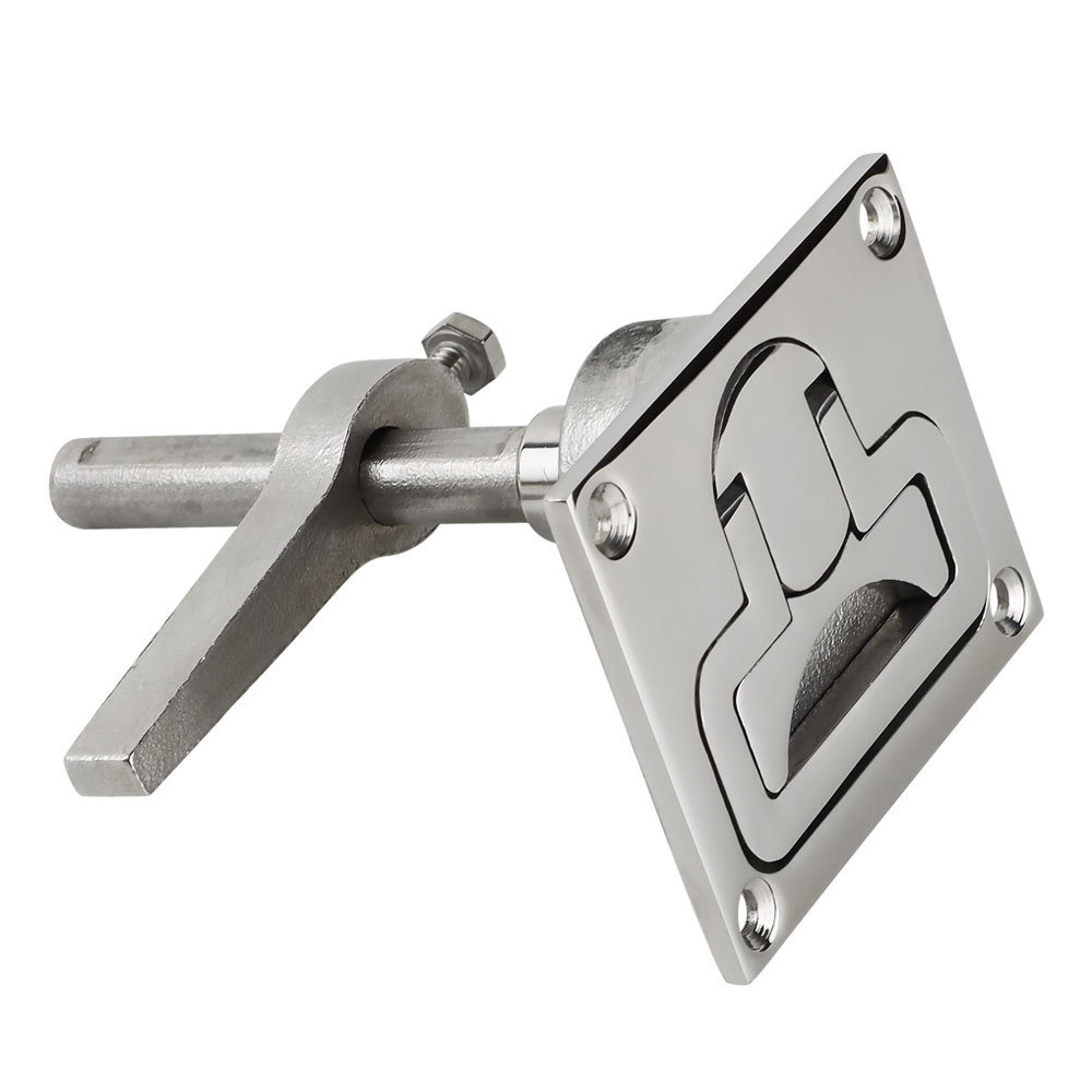 Stainless Steel Flush Pull Slam Latch Hatch Lift for Boats Marine Hardware Boat Locking System