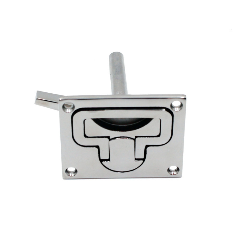 Marine Hardware Stainless Steel 316 Boat Locking Pull Hatch Latches Turning Lock Lift Handle Slam Latch