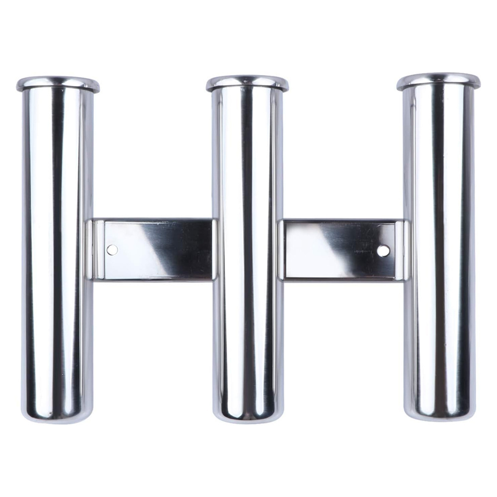 New Mirror Polished Stainless Steel 316 Marine Hardware Boat Accessories Outrigger Bases Set with Fishing Rod Holder Yacht Sea