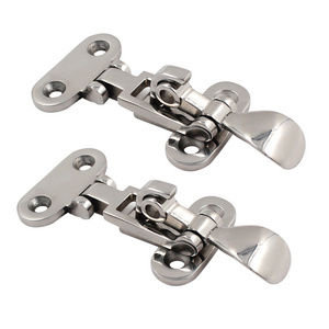 Solid Construction Stainless Steel 316 Marine Grade Boat Door Hatch Anti-Rattle Latches Hold Down Clamp Latches