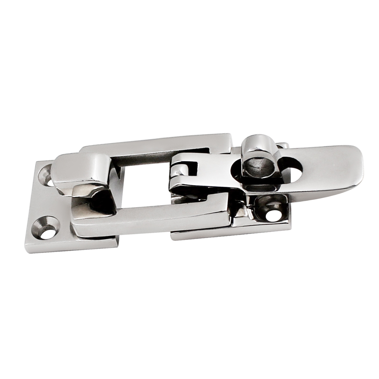 Marine Grade 316 Stainless Steel Boat Door Lock Latch Anti-Rattle Lockable Hold Down Clamp Latch