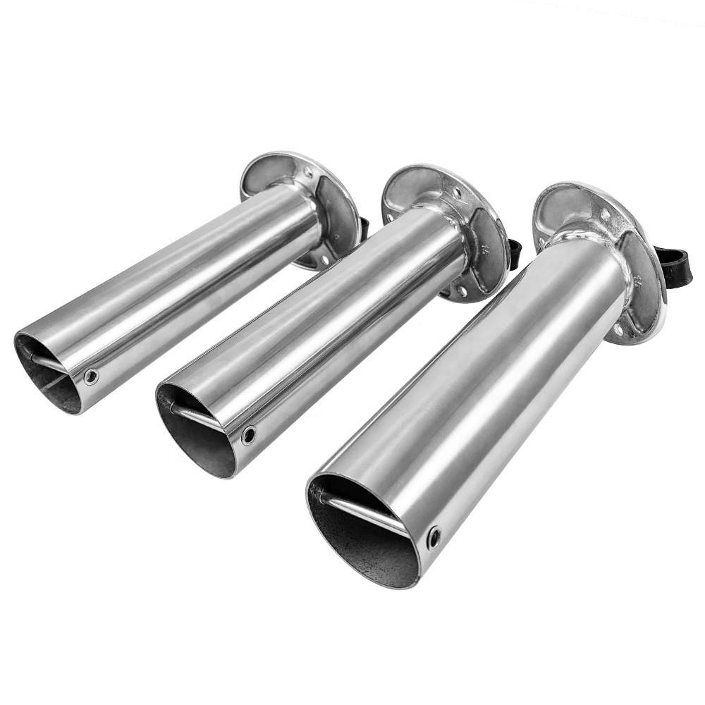 316 Stainless Steel Shenghui 15 Degree Boat Fishing Rod Holder Flush Mount Rod Holder