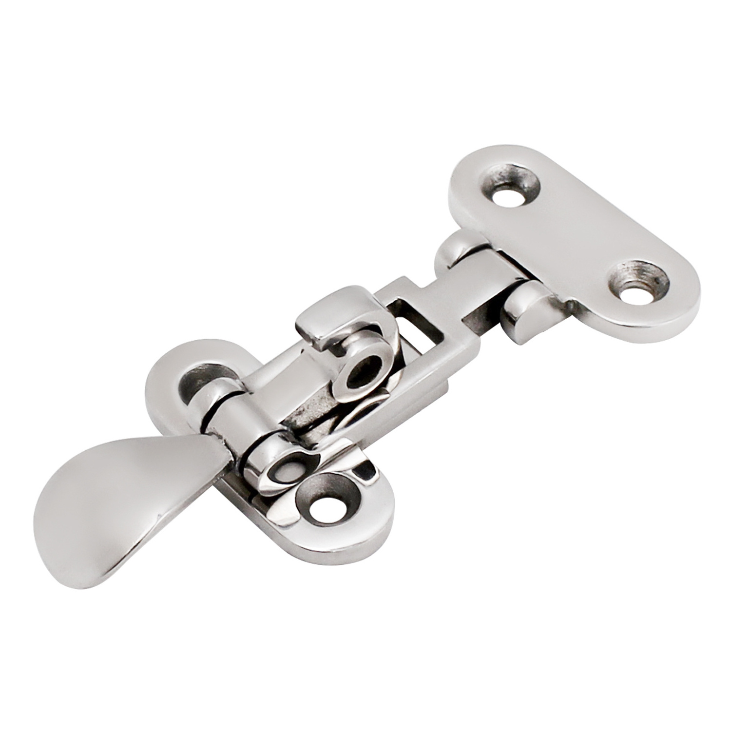 Solid Construction Stainless Steel 316 Marine Grade Boat Door Hatch Anti-Rattle Latches Hold Down Clamp Latches