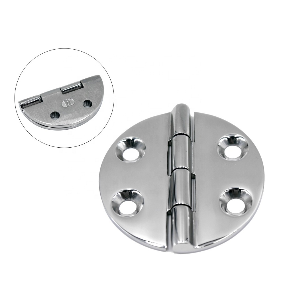 63*65 mm Circular door boat hinge manufacturer for boat