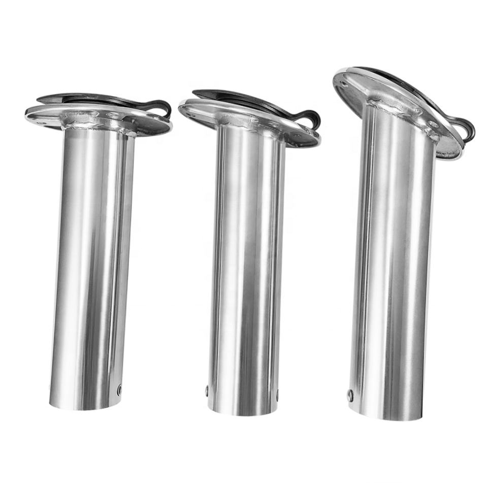 316 Stainless Steel Shenghui 15 Degree Boat Fishing Rod Holder Flush Mount Rod Holder