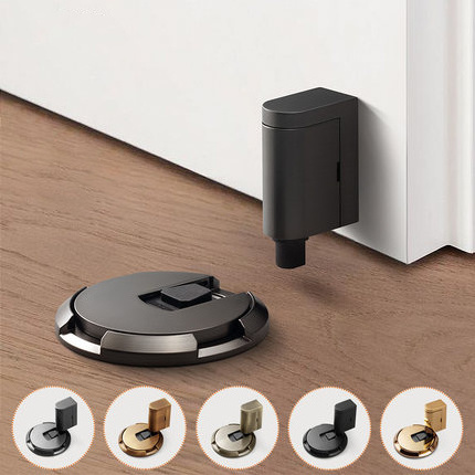 Anti-collision door stop door stop mute mechanical windproof zinc alloy bedroom door stopper