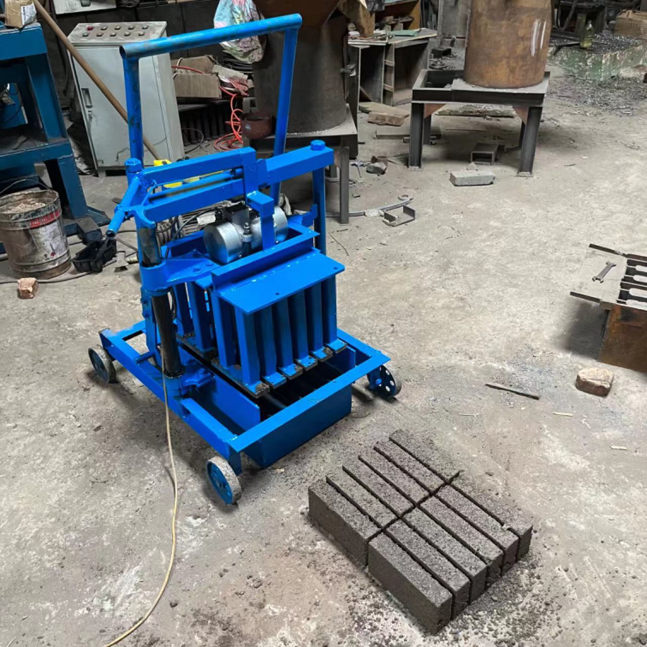 Egg Laying Small Manual Concrete Cement Block Brick Making Machine For Sale