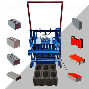 Widely Used Electric Hollow Concrete Cement Block Brick Making Maker Machine Price For Sale In China Ethiopia Zambia Ghana Kenya