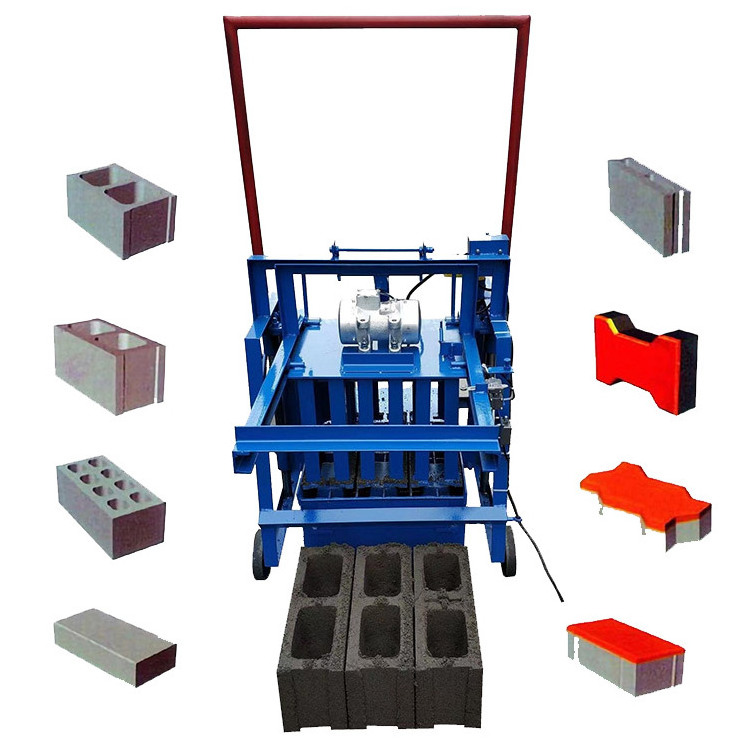 Egg Laying Small Manual Concrete Cement Block Brick Making Machine For Sale