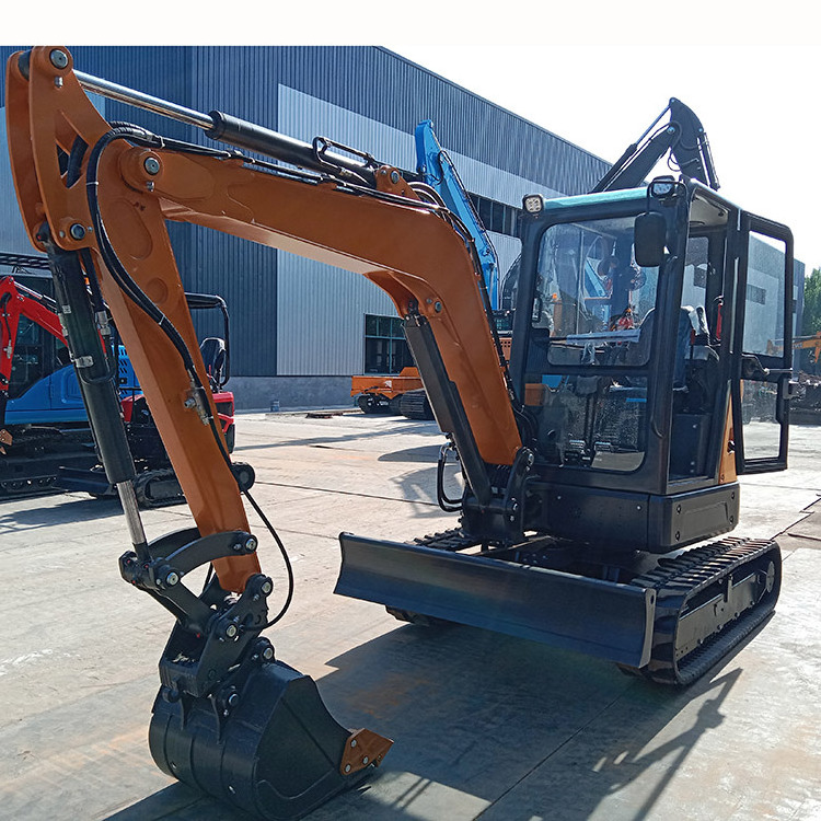 4 Ton Mini Excavator Mini Excavator CE EURO5 Epa Chinese Mini Crawler Digger Excavator Machine Minibagger  Engine