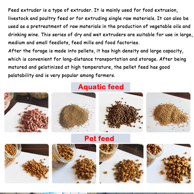 The Best pet food feed making machine  g water particles maker Cat food and dry dog food machine feed extruder floating fish