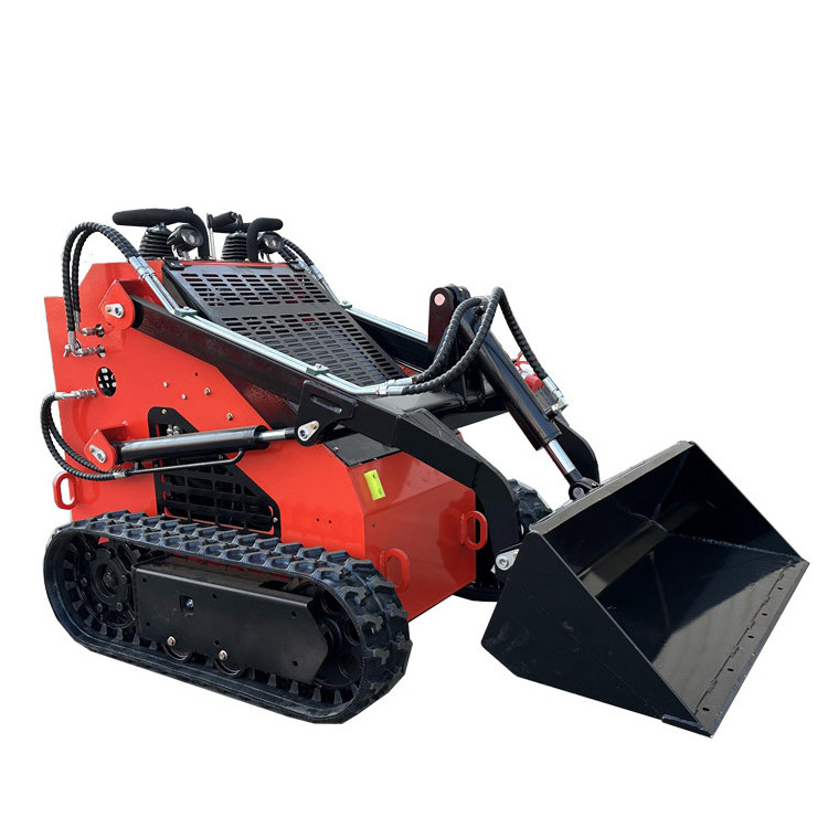 Mini skid steer diesel loader with bucket EPA Certification  joystick control on promotion