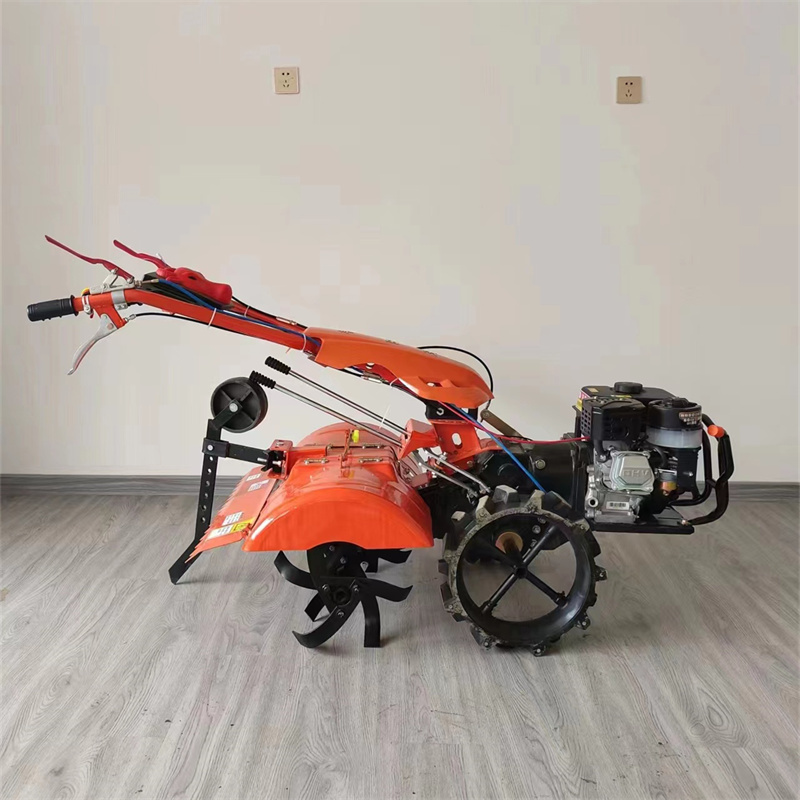 Crawler soil cultivator tilling farmland machine Orchard Ditching plow with mini rotary tiller cultivator price