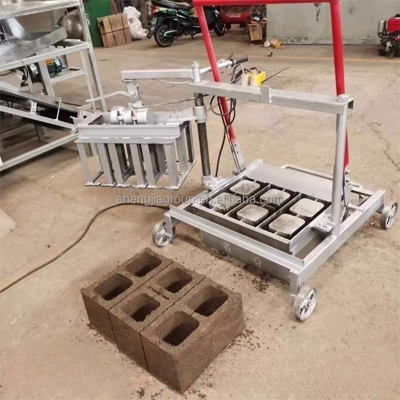 Egg Laying Small Manual Concrete Cement Block Brick Making Machine For Sale