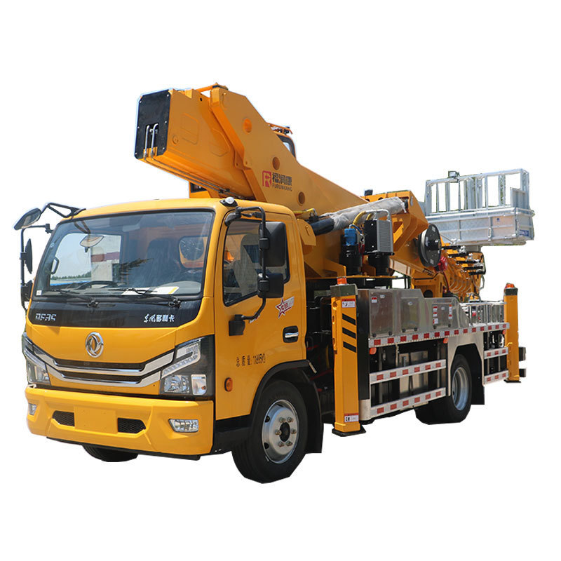 35M Hydraulic Truck Mounted Aerial Telescopic Access Ladders Bucket Truck Boom Lift Aerial Manlift Work Platform Truck