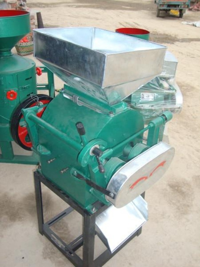 Grain Flattening Flaking Machine Corn Roller Mill Grain crusher machine Corn roll crusher